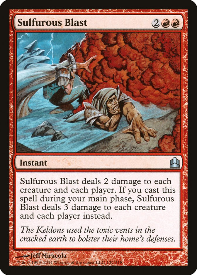 Sulfurous Blast [Commander 2011] (CMD 137)