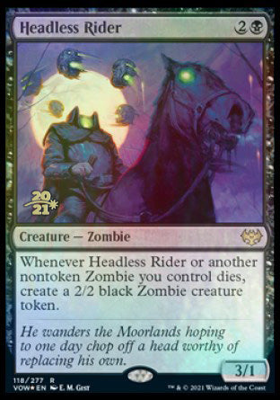 Headless Rider [Innistrad: Crimson Vow Prerelease Promos] (PVOW 118)