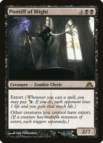 Pontiff of Blight [Dragon's Maze] (DGM 27)