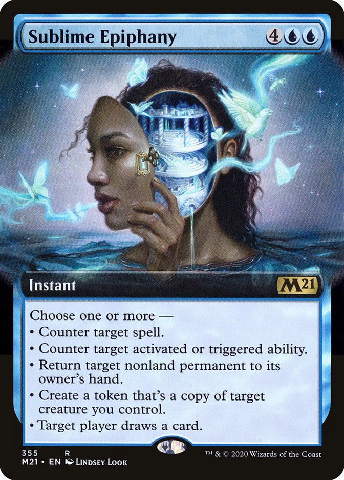 Sublime Epiphany (Extended Art) [Core Set 2021] (M21 355)