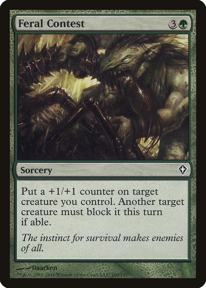 Feral Contest [Worldwake] (WWK 100)
