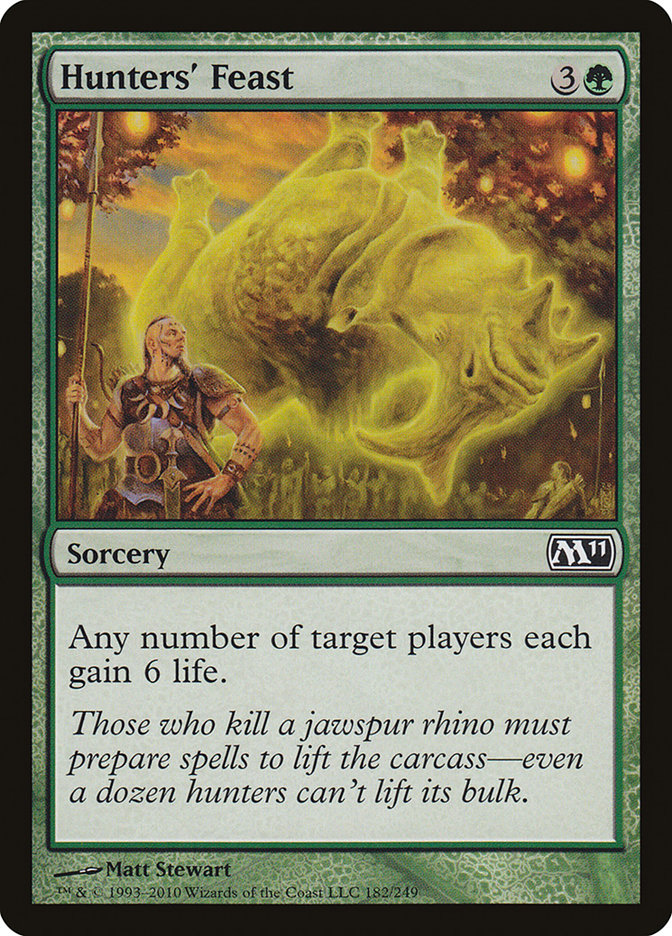 Hunters' Feast [Magic 2011] (M11 182)