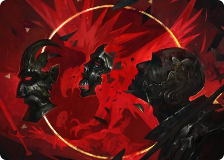 Abrade Art Card [Innistrad: Crimson Vow Art Series] (AVOW 38)