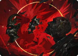 Abrade Art Card [Innistrad: Crimson Vow Art Series] (AVOW 38)