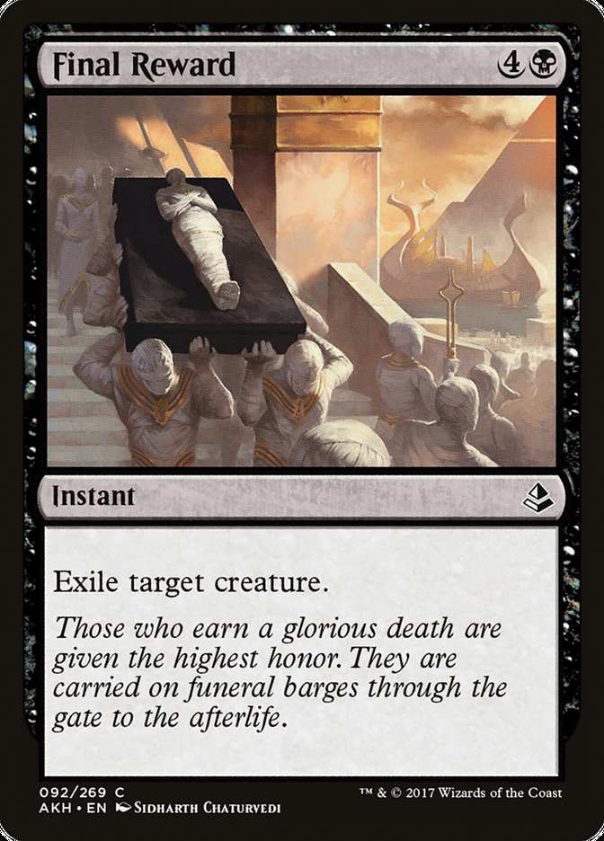 Final Reward [Amonkhet] (AKH 92)