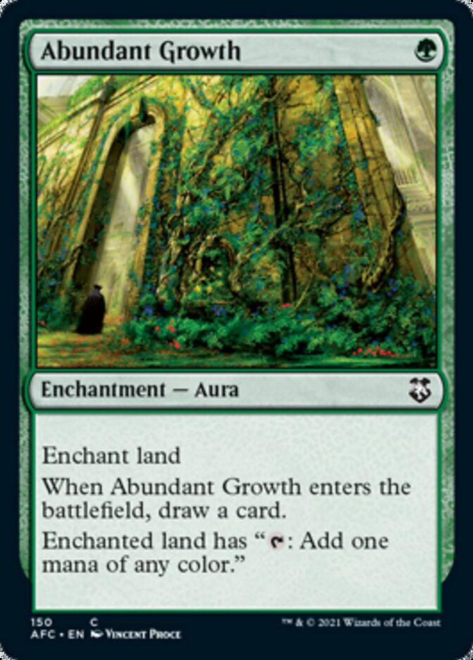 Abundant Growth [Dungeons & Dragons: Adventures in the Forgotten Realms Commander] (AFC 150)