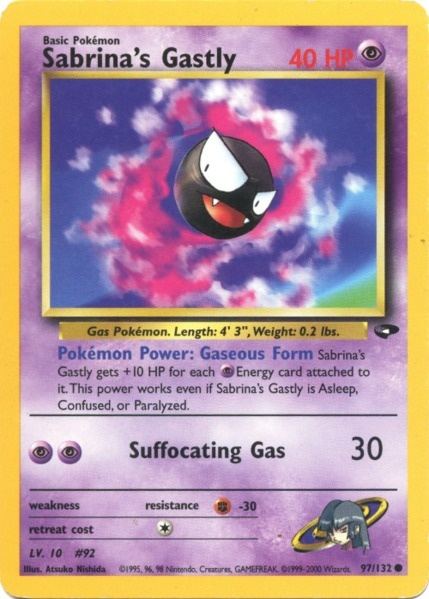 Sabrina's Gastly (97/132) [Gym Challenge]