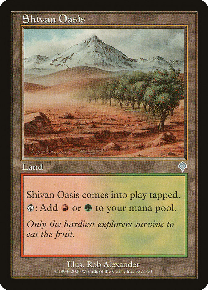 Shivan Oasis [Invasion] (INV 327)