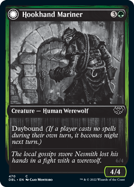 Hookhand Mariner // Riphook Raider [Innistrad: Double Feature] (DBL 470)