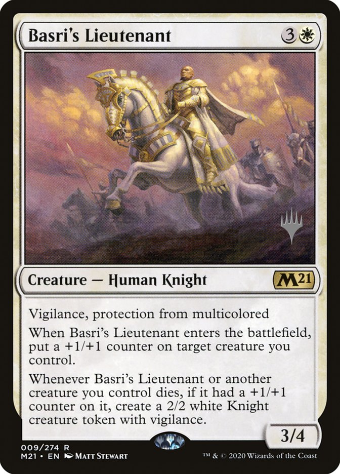 Basri's Lieutenant (Promo Pack) [Core Set 2021 Promos] (PM21 9P)
