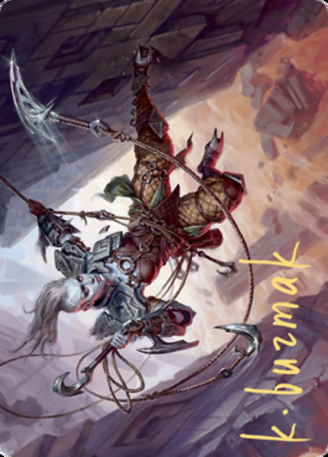 Akiri, Fearless Voyager // Akiri, Fearless Voyager (Art Series) [Zendikar Rising Art Series] (AZNR 74)