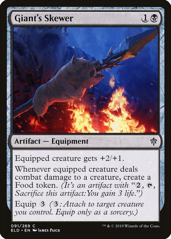 Giant's Skewer [Throne of Eldraine] (ELD 91)