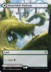 Branchloft Pathway // Boulderloft Pathway (Borderless) [Zendikar Rising] (ZNR 284)