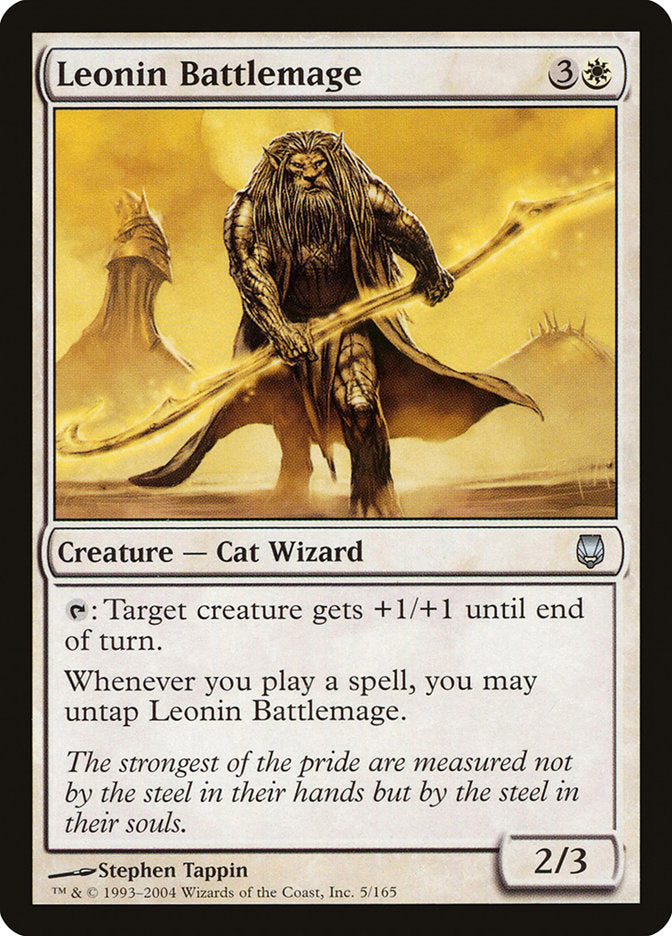 Leonin Battlemage [Darksteel] (DST 5)