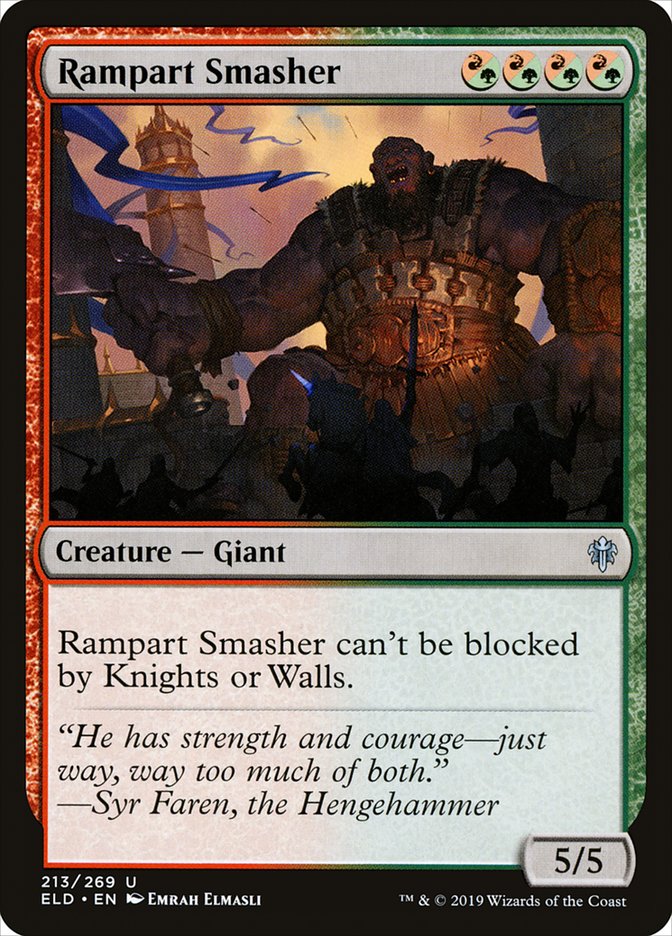 Rampart Smasher [Throne of Eldraine] (ELD 213)