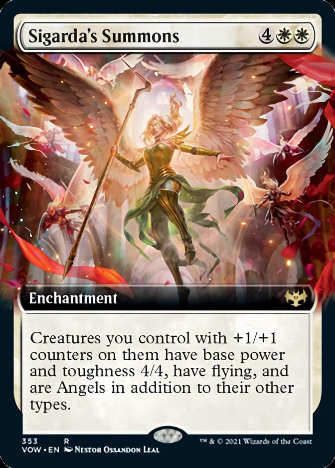 Sigarda's Summons (Extended) [Innistrad: Crimson Vow] (VOW 353)