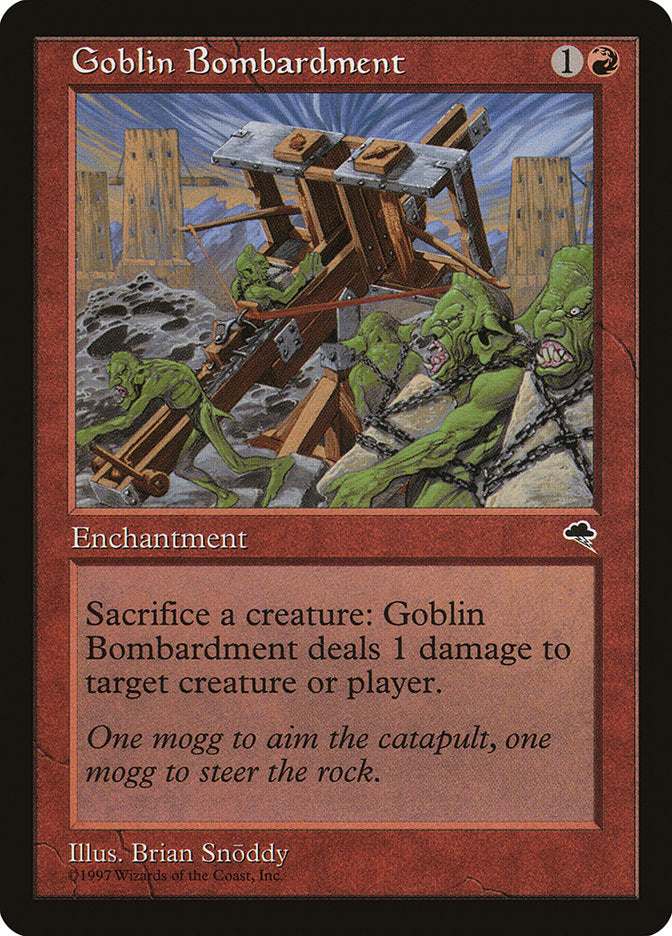 Goblin Bombardment [Tempest] (TMP 179)