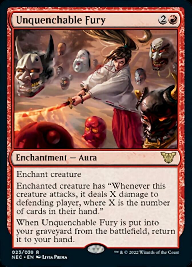 Unquenchable Fury [Kamigawa: Neon Dynasty Commander] (NEC 23)