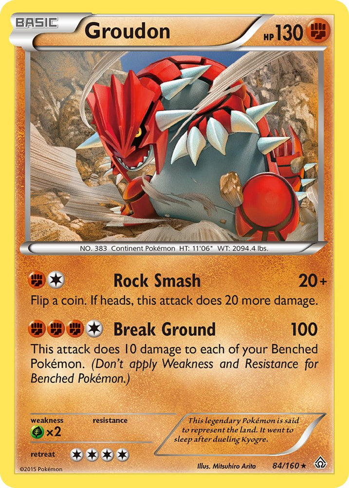 Groudon (XY Primal Clash) (84/160) [Theme Deck Exclusives]