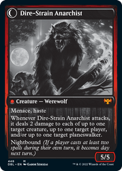 Volatile Arsonist // Dire-Strain Anarchist [Innistrad: Double Feature] (DBL 448)