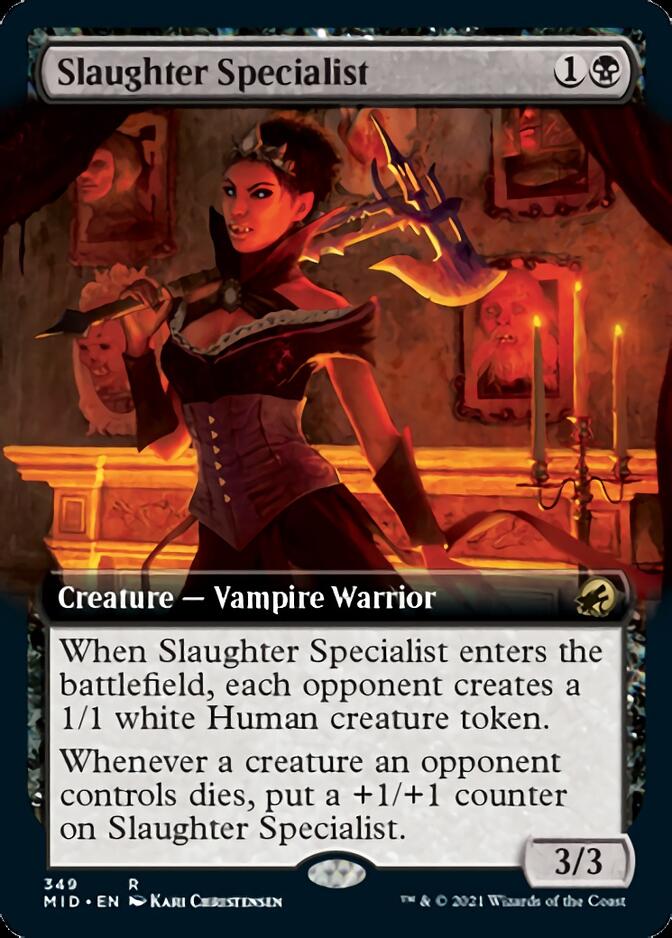 Slaughter Specialist (Extended) [Innistrad: Midnight Hunt] (MID 349)