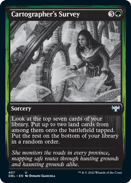 Cartographer's Survey [Innistrad: Double Feature] (DBL 457)