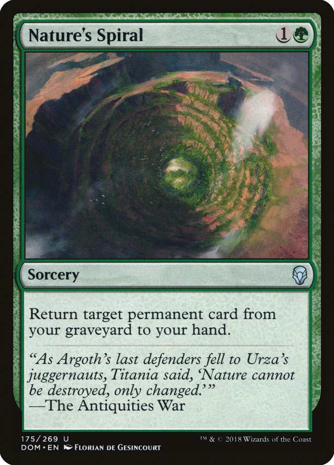 Nature's Spiral [Dominaria] (DOM 175)