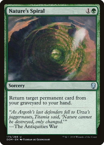 Nature's Spiral [Dominaria] (DOM 175)