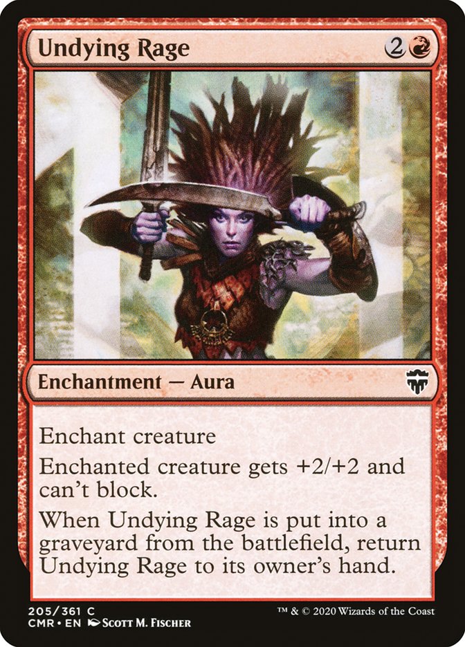 Undying Rage [Commander Legends] (CMR 205)