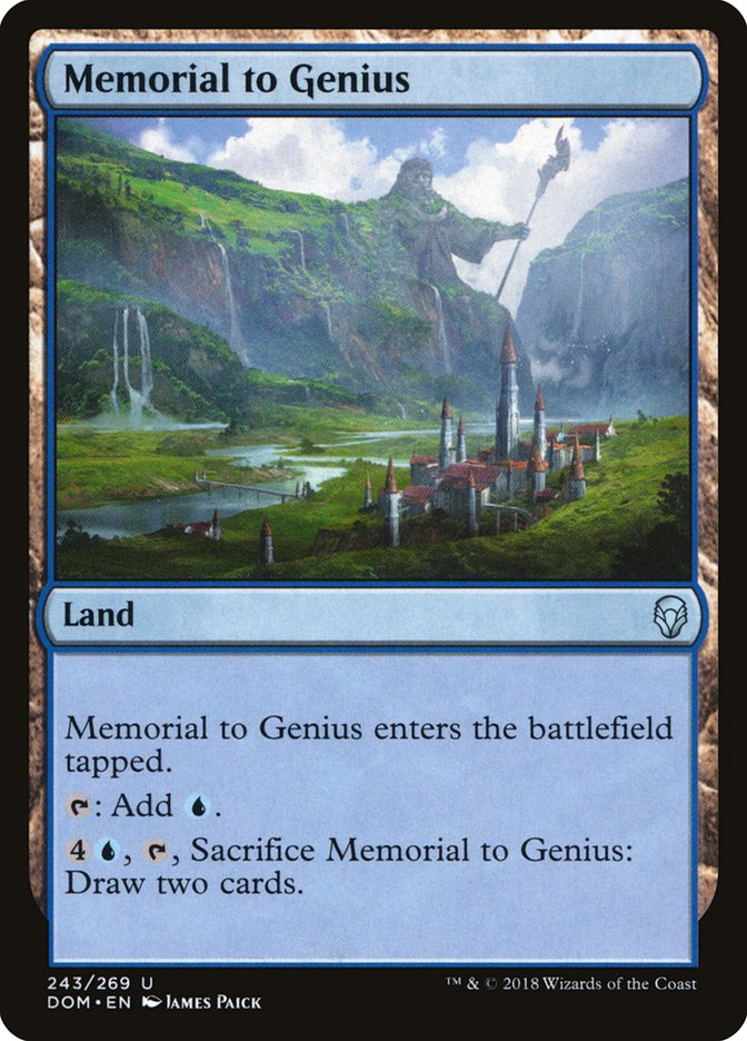 Memorial to Genius [Dominaria] (DOM 243)