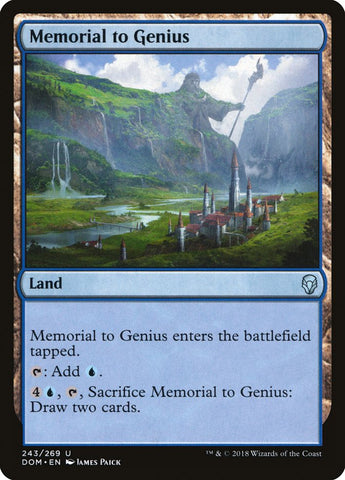 Memorial to Genius [Dominaria] (DOM 243)