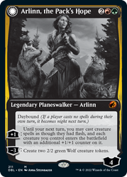Arlinn, the Pack's Hope // Arlinn, the Moon's Fury [Innistrad: Double Feature] (DBL 211)
