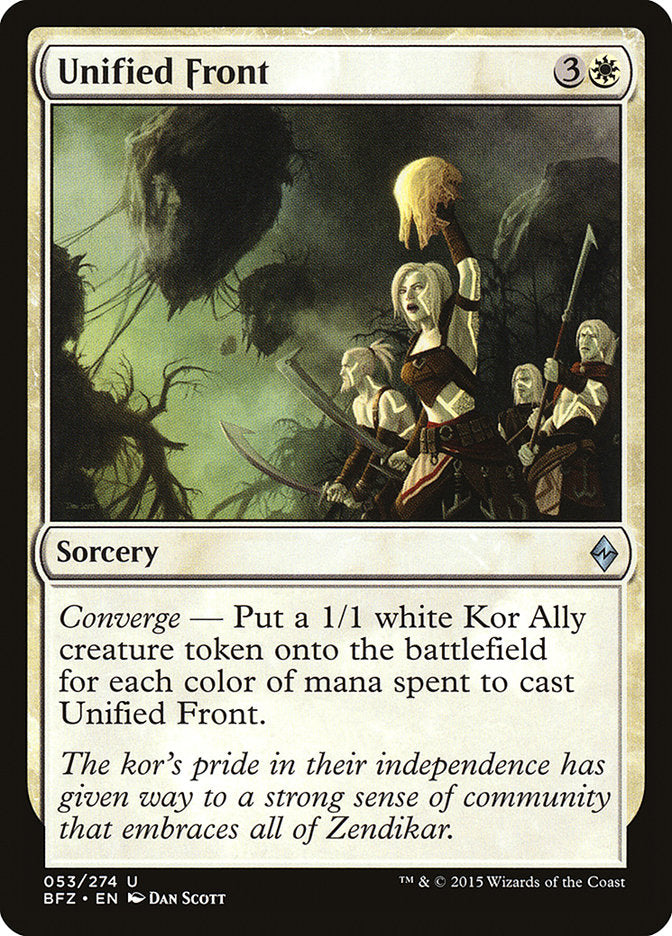 Unified Front [Battle for Zendikar] (BFZ 53)