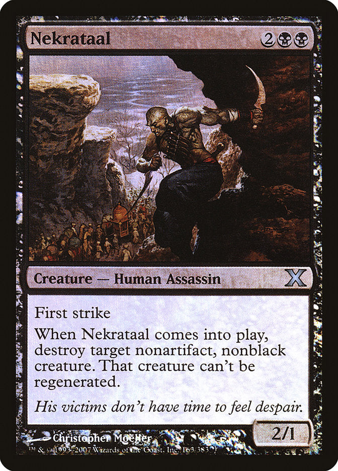Nekrataal (Premium Foil) [Tenth Edition] (10E 163)