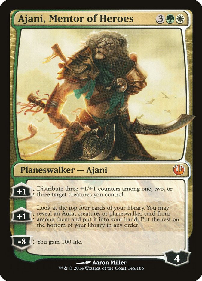 Ajani, Mentor of Heroes [Journey into Nyx] (JOU 145)