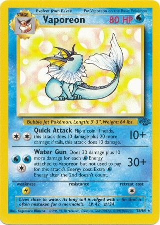 Vaporeon (28/64) [Jungle]