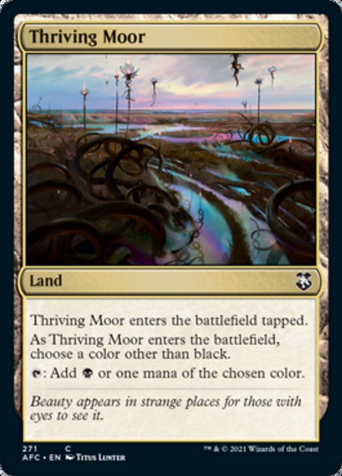 Thriving Moor [Dungeons & Dragons: Adventures in the Forgotten Realms Commander] (AFC 271)