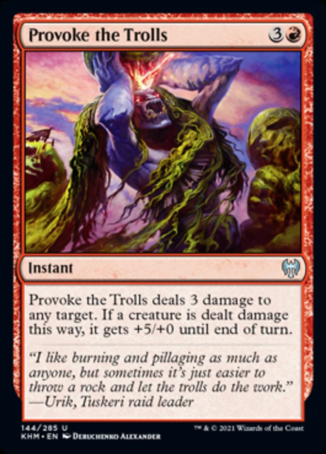 Provoke the Trolls [Kaldheim] (KHM 144)