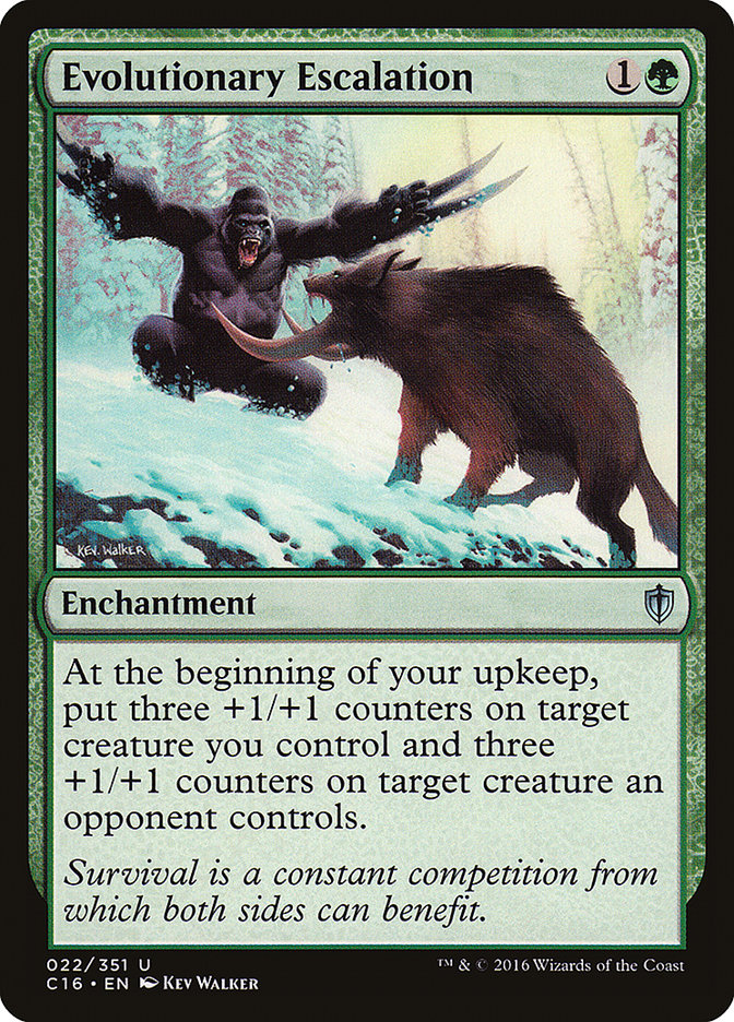 Evolutionary Escalation [Commander 2016] (C16 22)