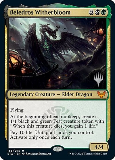 Beledros Witherbloom (Promo Pack) [Strixhaven: School of Mages Promos] (PSTX 163)