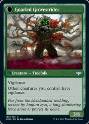 Dormant Grove // Gnarled Grovestrider [Innistrad: Crimson Vow] (VOW 198)
