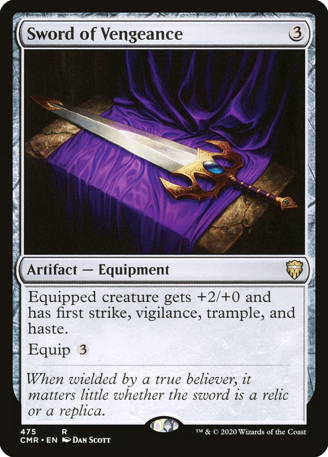 Sword of Vengeance [Commander Legends] (CMR 475)