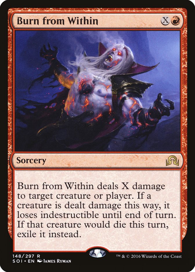 Burn from Within [Shadows over Innistrad] (SOI 148)