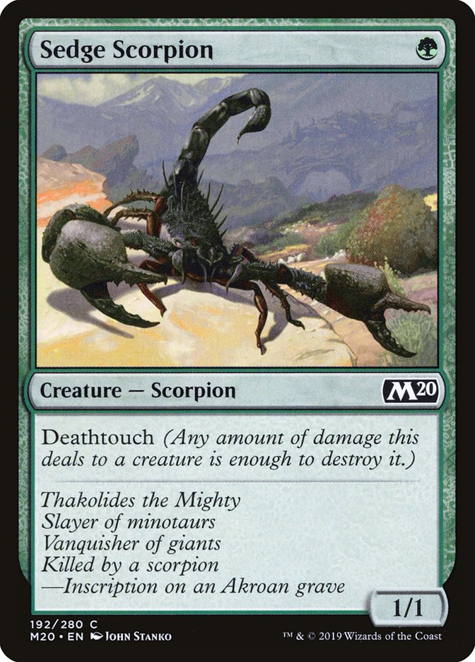 Sedge Scorpion [Core Set 2020] (M20 192)