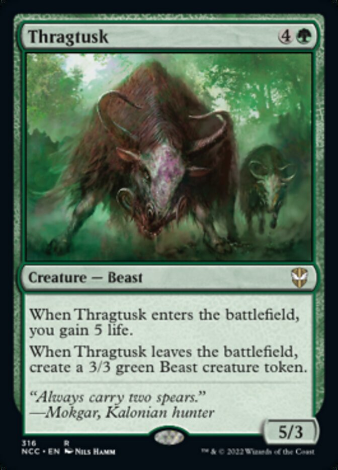 Thragtusk [Streets of New Capenna Commander] (NCC 316)