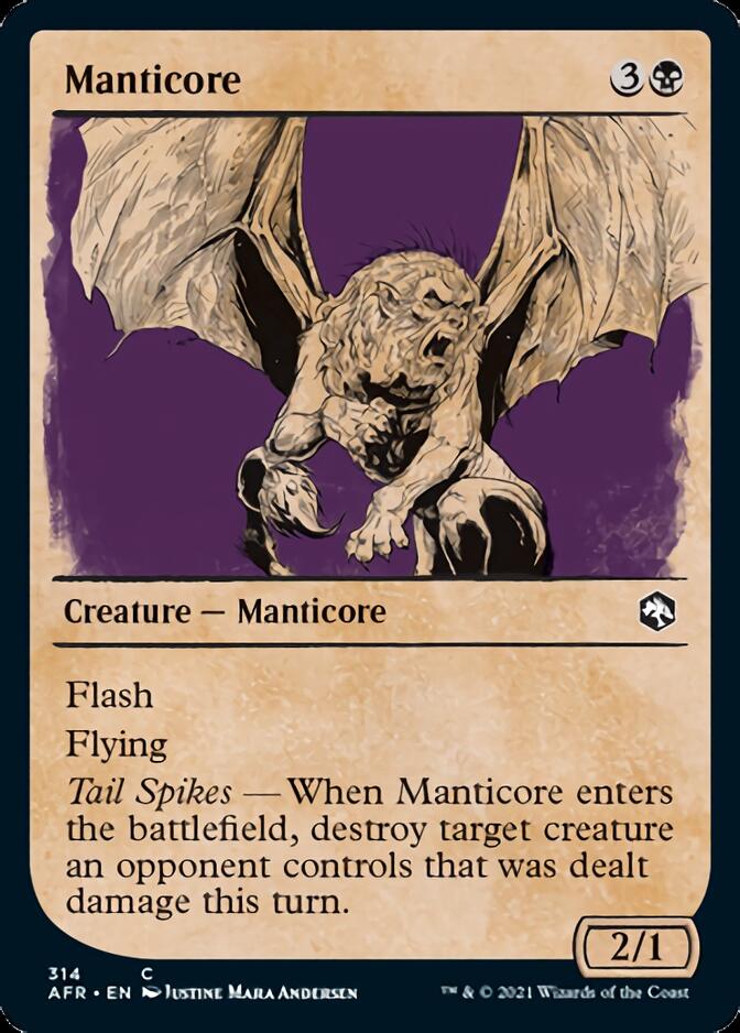 Manticore (Showcase) [Dungeons & Dragons: Adventures in the Forgotten Realms] (AFR 314)