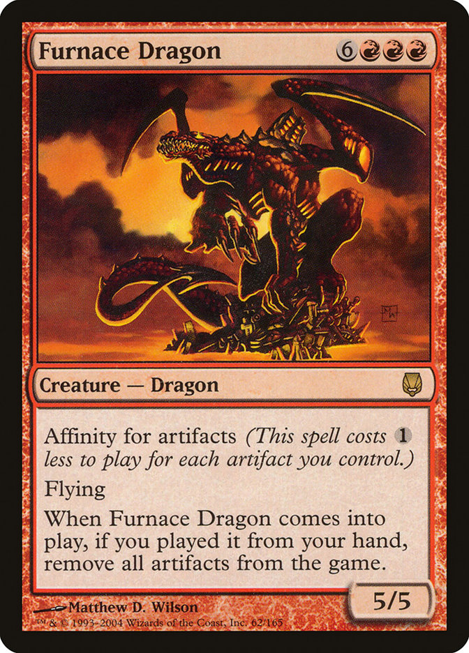 Furnace Dragon [Darksteel] (DST 62)