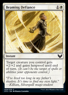 Beaming Defiance [Strixhaven: School of Mages] (STX 9)