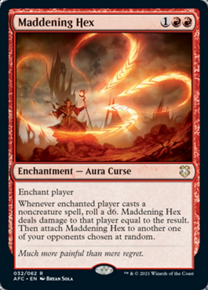 Maddening Hex [Dungeons & Dragons: Adventures in the Forgotten Realms Commander] (AFC 32)