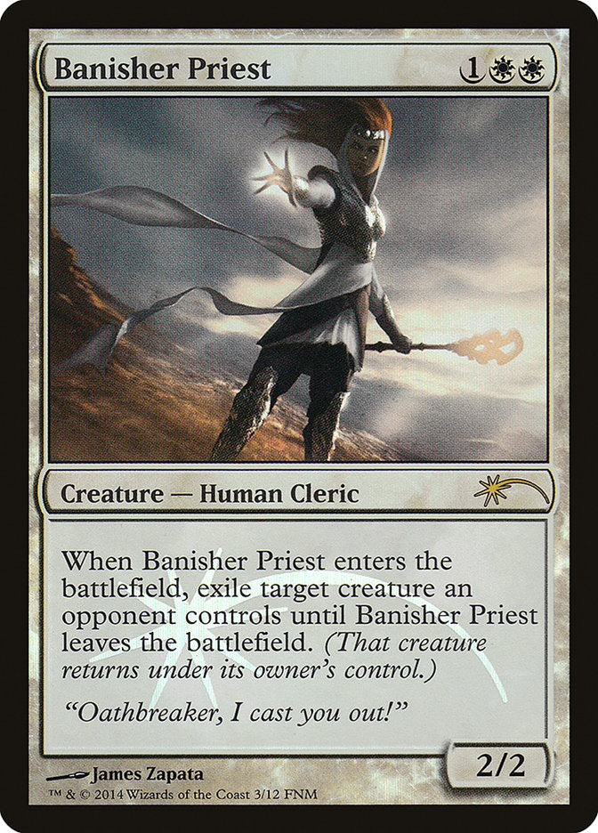 Banisher Priest [Friday Night Magic 2014] (F14 3)